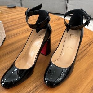 Christian Louboutin SOVAL 85 PATENT BK01 Black